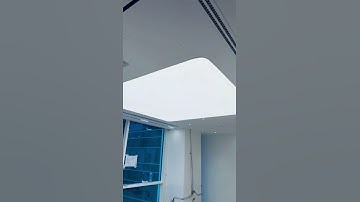 Translucent stretch ceiling with backlit #srlight #ceilingideas #srinterior #ceilingdesign