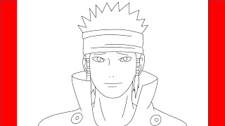 How To Draw Asura Otsutsuki From Naruto - Step By Step Drawing