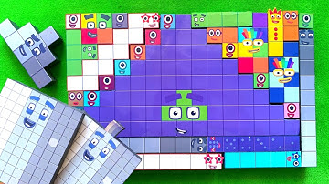Looking for Numberblocks NEW 90 260 Puzzle Tetris Shape | ASMR chirping of birds