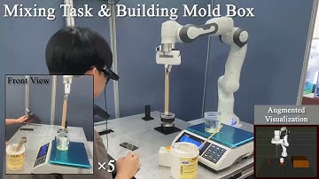 Human-robot collaboration using visually-guided physical interaction