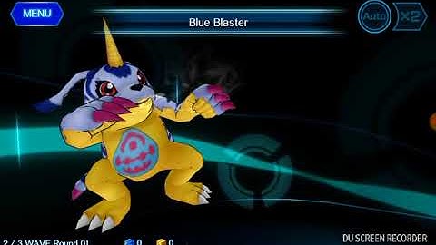 Digimon Links Part 2 First Boss Fight Gaurdromon and First Evolution