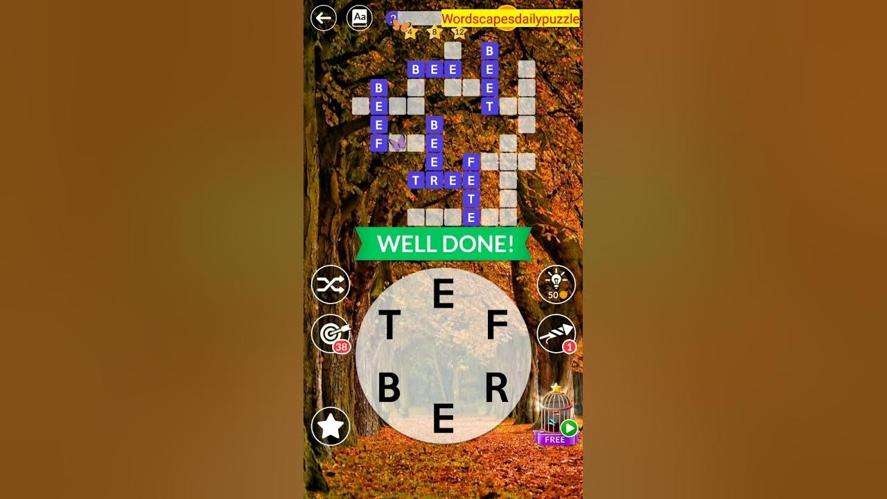 WORDSCAPES Daily Puzzle October 27, 2023 YouTube