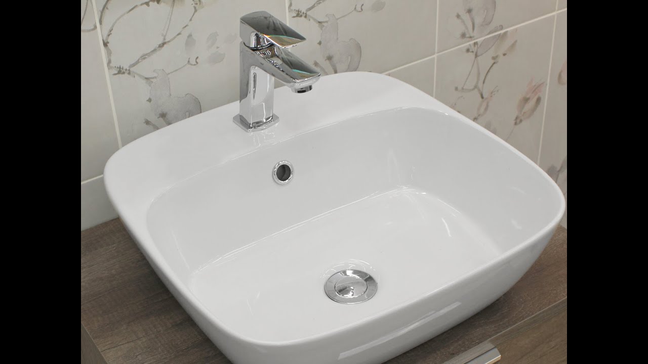 Trevi Flow Basin with Taphole - 465 x 450mm