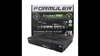 formuler 4k s turbo pro