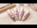 Most Beautiful Style Spring Blossom Floral Nail Art Tutorial