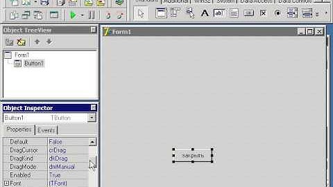 22 Delphi 7 Компонента Button