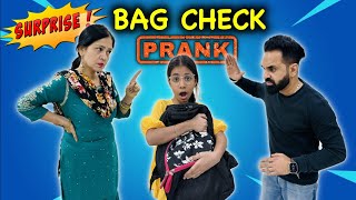 Surprise Bag Check Prank On Guneet Harpreet Sdc