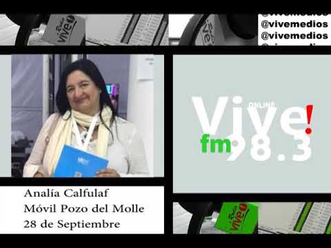 Analía Calfulaf  Móvil Pozo del Molle 28 de Septiembre