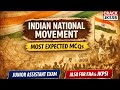 Freedom Struggle & National Movements – Most Expected MCQs for JKSSB Exams