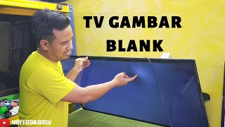 REPAIR TV | TV PANASONIC VIEIRA LED 55 INCI | GAMBAR BLANK | TAKDE DISPLAY