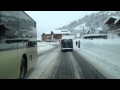Снегопад в Австрии. Snowfall in Austria. Schneefall in Österreich