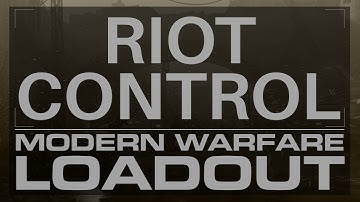 "Riot Control" - Modern Warfare Riot Shield Anti-Camper Class Setup, Loadout & Gameplay