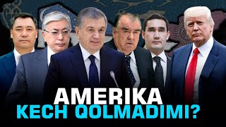 : AQSh Markaziy Osiyo bilan hamkorlik qilishga kech qolmadimi? #fikratuz
