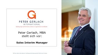 Sales Interim Manager - Peter Gerlach, MBA