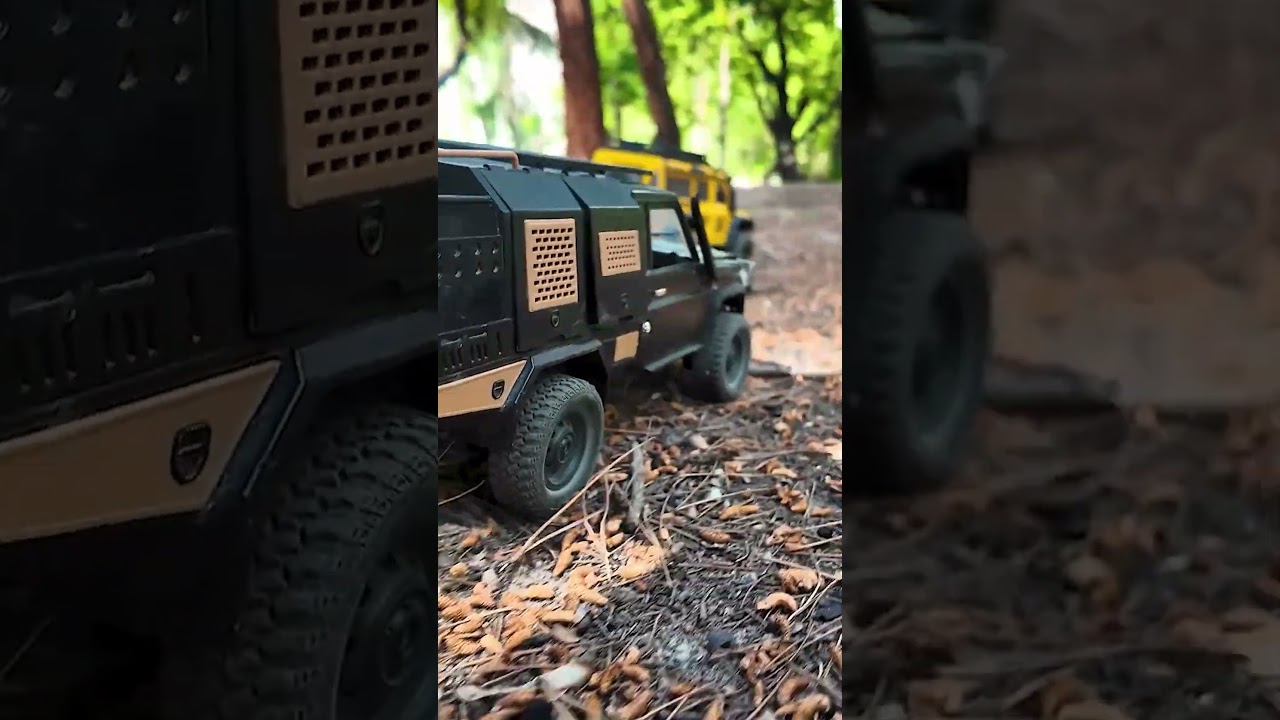 TINY LC79 CHASES the BIG Defender! 💨 RC Pursuit! 