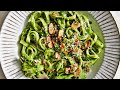 Whole-Wheat Tagliatelle with Creamy White-Bean and Kale Sauce | Vegetarian Recipes | Everyday Food