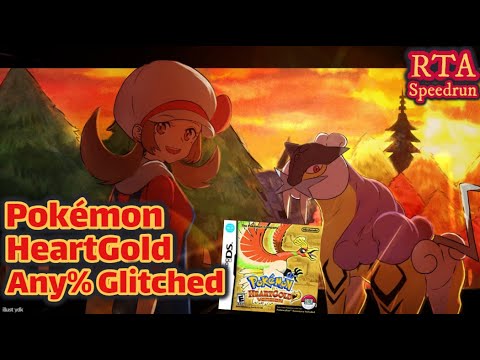 Rta Speedrun ポケモン ハートゴールド Any Glitched 英語 Eng ライコウチャート 目標 世界新記録 Youtube