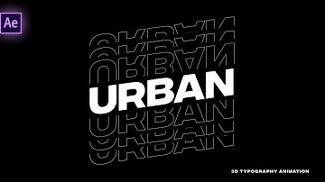 Kinetic Typography Animation in After Effects Tutorial (Hindi) - No Third Party Plugin