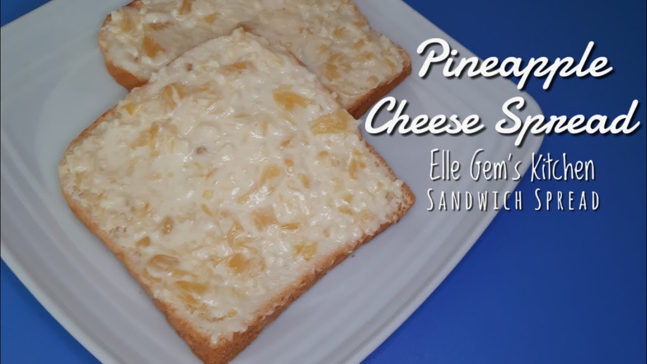 Pineapple Cheese Spread (Sandwich Spread) Elle Gem's Kitchen YouTube