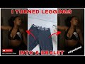 DIY LEGGINGS INTO A BRALET/ SPORTS BRA|#easy #quick