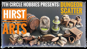 How to Build a Hirst Arts Dungeon (Part 4) Dungeon Scatter for DnD