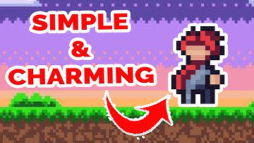 Designing Minimalistic looking character & adding Idle animation - Time Warp Pixel Art