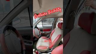 Let’s Test Car Curtains Visibility from outside and Inside #shorts #cars #cartips #carhacks #car