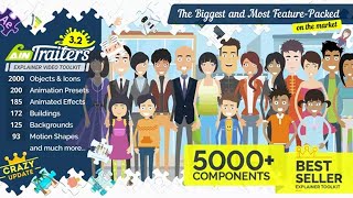 Explainer Video Toolkit with Character Animation Builder