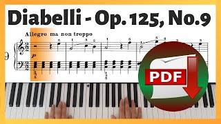 Diabelli - Op. 125, No. 9 