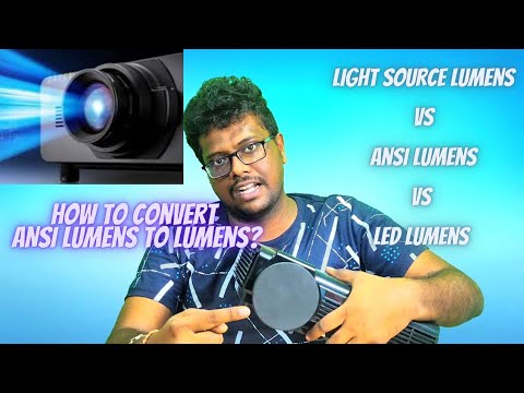 எப்படி ANSI ஐ Lumens ஆக மாற்றுவது? Projector LED Lumens என்ன? YouTube