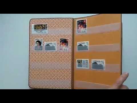 How to make Postage Stamp Collection Album / Stamp Stockbook 