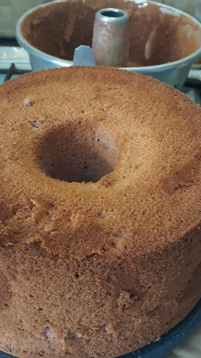 CAKE ULTAH: BLUEBERRY RASPBERRY CHIFFON CAKE