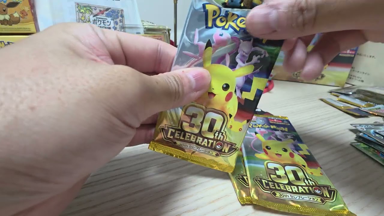 開封シリーズ / Unboxing 】ポケモンカードゲーム 30周年 8パック