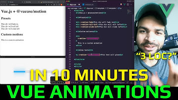 Vue Animations in 3 Lines of Code. (VueUse Motion)