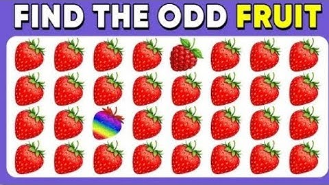 Find the odd one out | Emoji puzzle quiz | How good are your eyes?