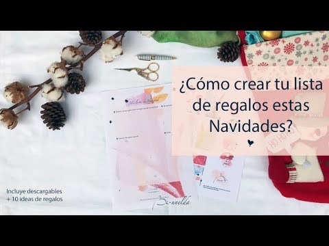 Cómo crear tu lista de regalos? + 10 IDEAS DE REGALOS - Brunelda