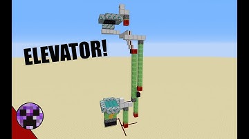 ELEVATOR - INFINITELY EXPANDABLE UP | Mincraft Redstone | Slime block Flying Machine/Elevator