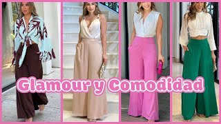 ELEVA TU ESTILO CON UNOS FABULOSOS PANTALONES PALAZZOS  LINDAS IDEAS e INSPIRACIÓN para TI