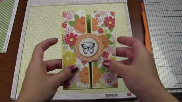 How to Make a Double Accordion Gatefold Card