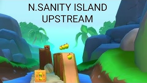 Crash Bandicoot: On the Run! N.SANITY ISLAND UPSTREAM gem run background change