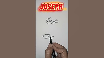 JOSEPH NAME SIGNATURE | MY NAME SIGNATURES  | NEW TREND