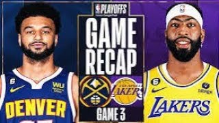 LOS ANGELES LAKERS vs DENVER NUGGETS GAME 3 FULL GAME HIGHLIGHTS | PLAYOFFS ROUND 1 NUGGETS LEAD 2-0