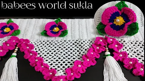 Crochet Wonderful Toran  | With Pearl Door Hanging...