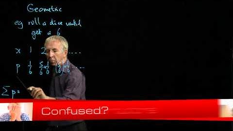 A Level Statistics 2.11 The Geometric Distribution