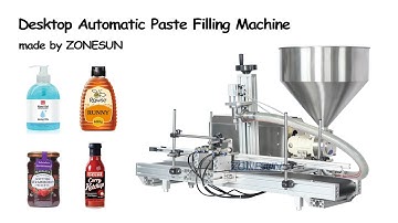 How to use  ZS-DTGT900 Desktop Automatic Paste Filling Machine