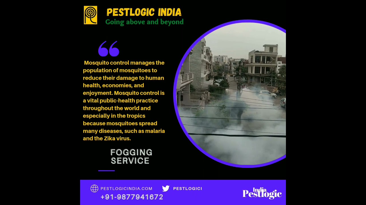 How pestlogic india do fogging service at residential area