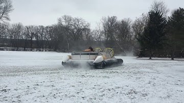 Hovertoon Test Platform 11 30 18 Snow Run in hovercraft mode.