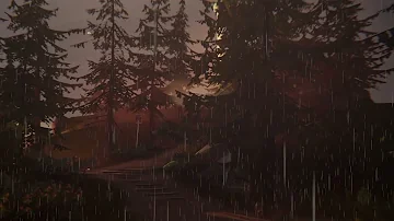 Relaxing Life is Strange Rainy Ambience w/music to Sleep/Study/Relax (10 Hours)