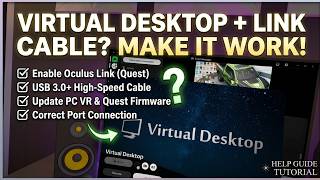 How to get Virtual Desktop VR app to work on a link cable screenshot 5