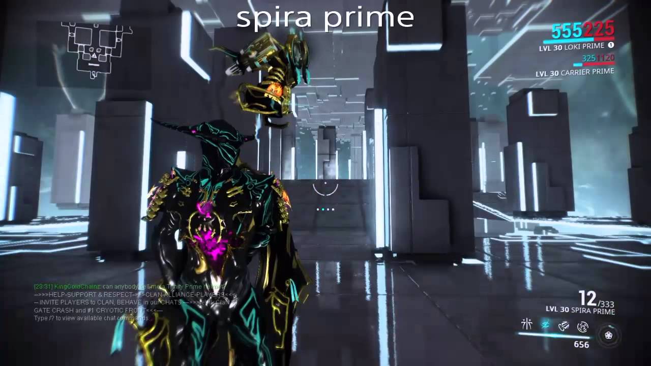 Warframe - SPIRA VS SPIRA PRIME (before the buff )